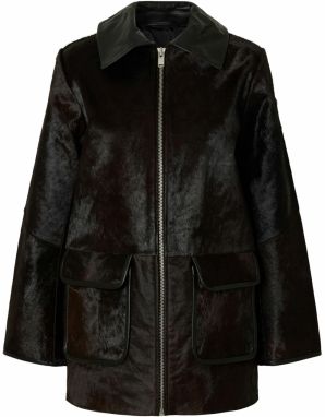 SELECTED Prechodná bunda 'SLFKARLA'  tmavohnedá