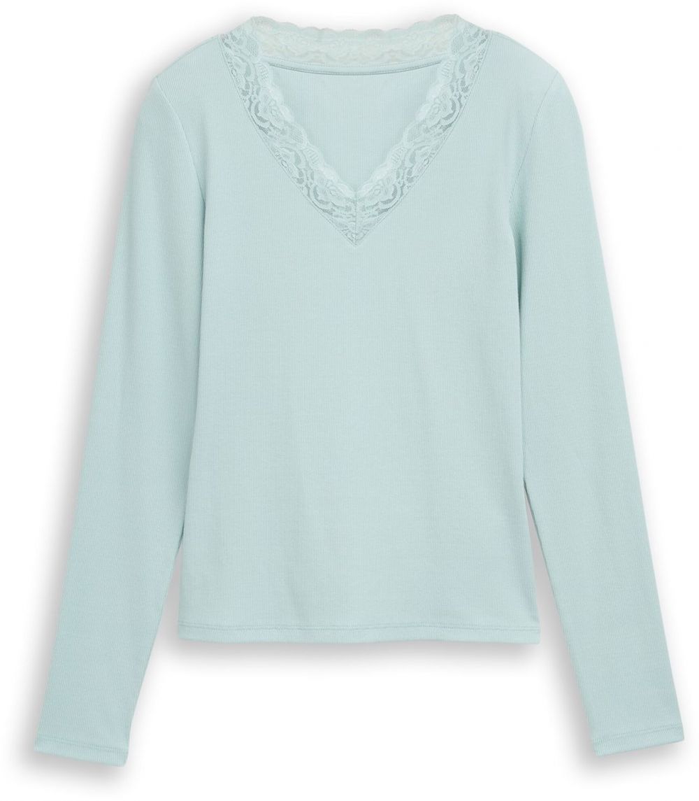 TOM TAILOR DENIM Tričko  svetlomodrá