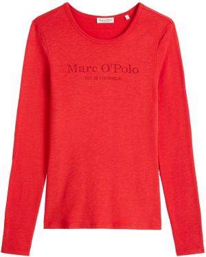 Marc O'Polo Tričko  tmavočervená / červená melírovaná