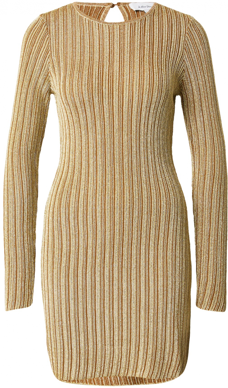 & Other Stories Pletené šaty  farba ťavej srsti / piesková