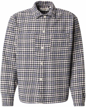 JACK & JONES Košeľa 'JORBLEECKER'  námornícka modrá / mokka / čierna / biela