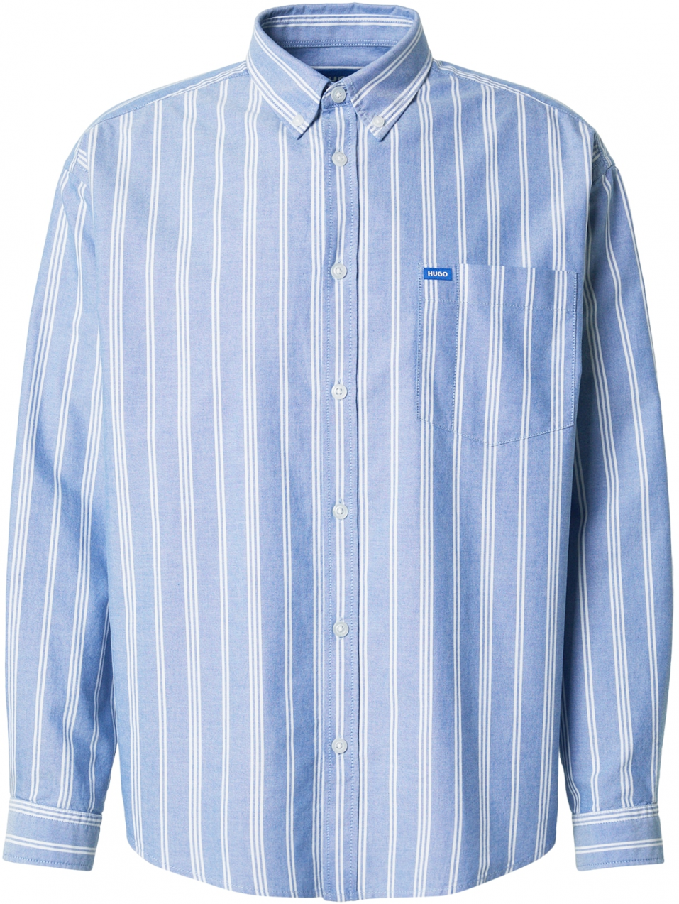 HUGO Košeľa 'Ebill'  svetlomodrá / biela
