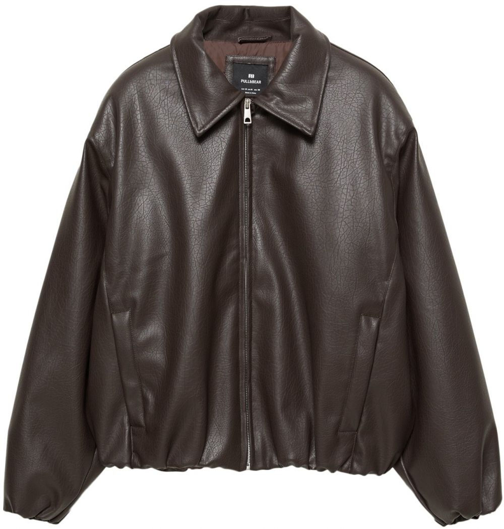 Pull&Bear Prechodná bunda  čokoládová