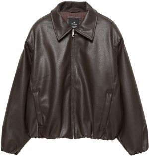 Pull&Bear Prechodná bunda  čokoládová