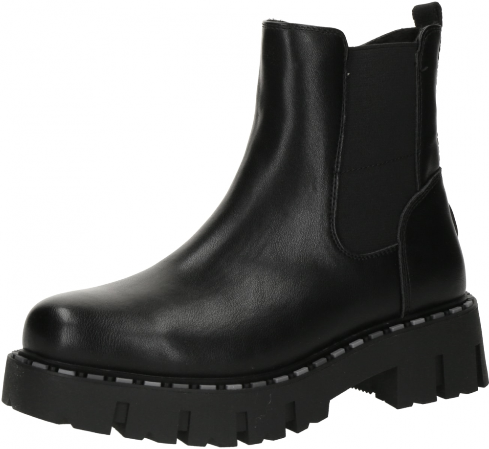 TOM TAILOR Členkové čižmy  čierna