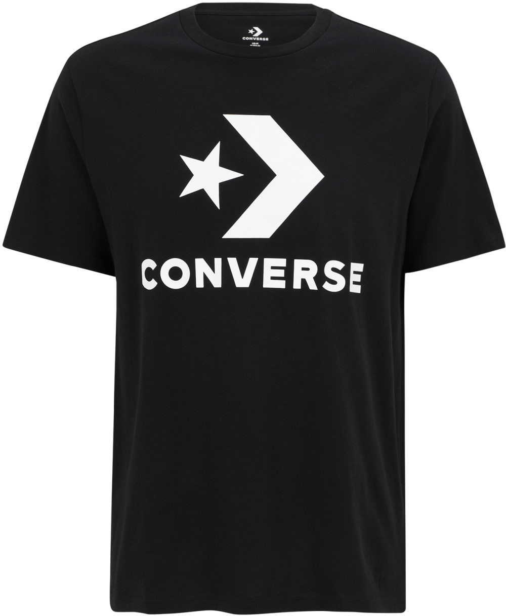 CONVERSE Tričko  čierna / biela