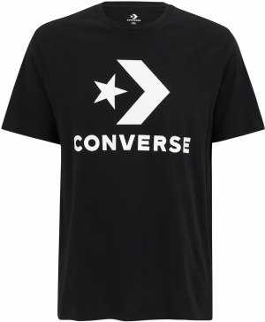 CONVERSE Tričko  čierna / biela