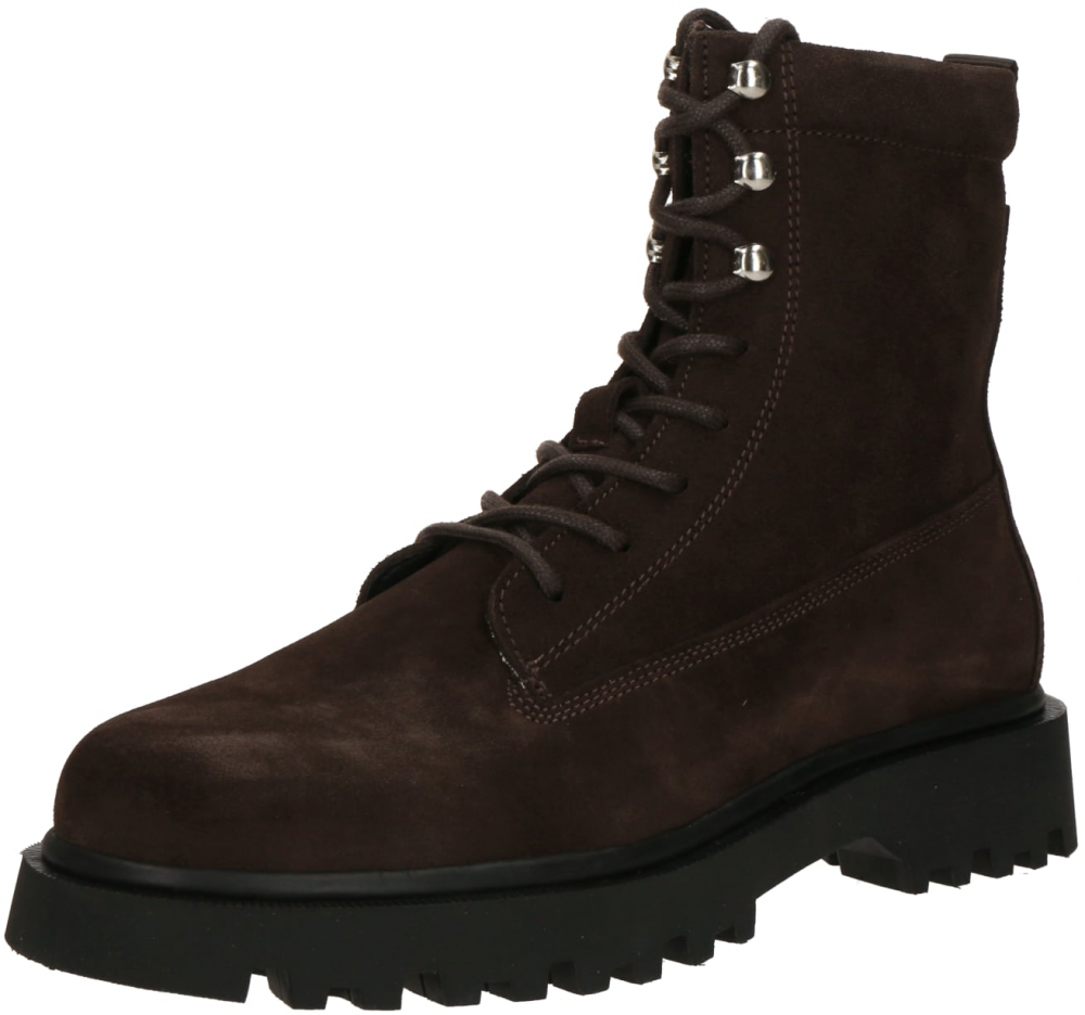 ABOUT YOU Šnurovacie čižmy 'Tamino'  hnedá