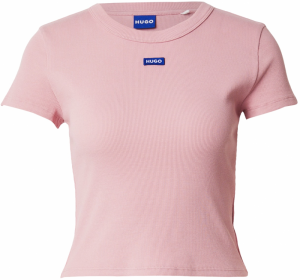 HUGO Tričko  modrá / ružová / biela