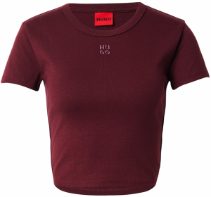 HUGO Tričko 'Delanor'  farba lesného ovocia