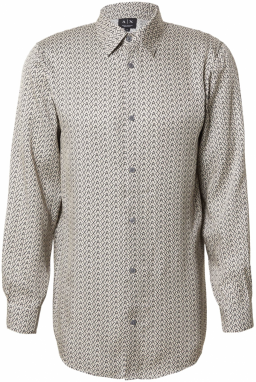 ARMANI EXCHANGE Košeľa  farba ťavej srsti / nebielená / čierna