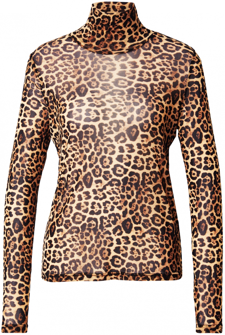 Lollys Laundry Tričko 'OrieLL'  karamelová / kapučíno / čierna