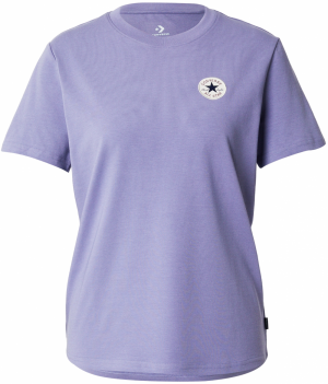 CONVERSE Tričko  fialová / biela