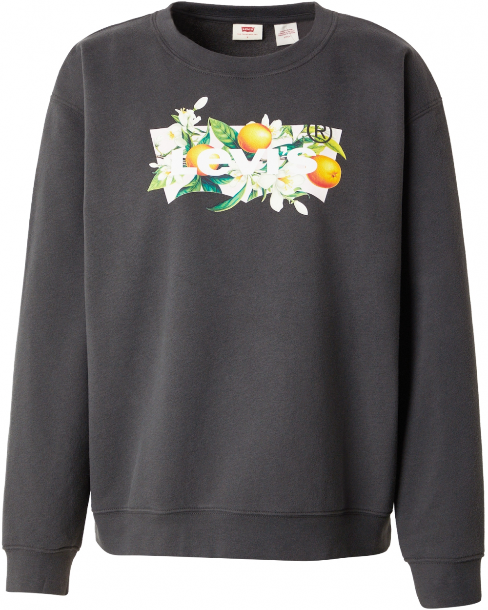 LEVI'S ® Mikina 'Annessa'  antracitová / zelená / oranžová / biela