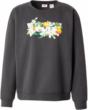 LEVI'S ® Mikina 'Annessa'  antracitová / zelená / oranžová / biela