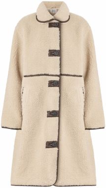 JDY Prechodný kabát 'JDYNOELLA'  hnedá / sivobéžová