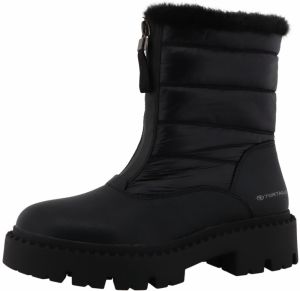 TOM TAILOR Členkové čižmy  čierna