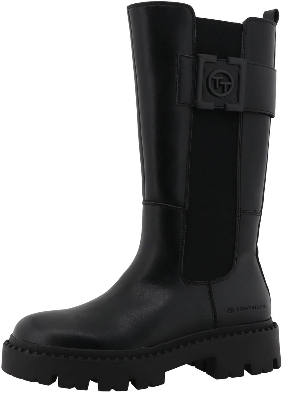 TOM TAILOR Čižmy  čierna