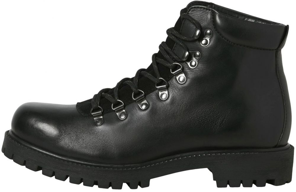 JACK & JONES Šnurovacie čižmy 'JFWDAMIAN'  čierna