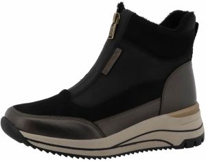 TOM TAILOR Členkové čižmy  antracitová / čierna