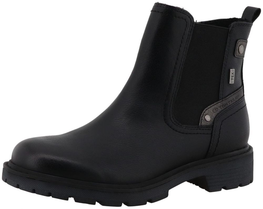 TOM TAILOR Chelsea čižmy  čierna