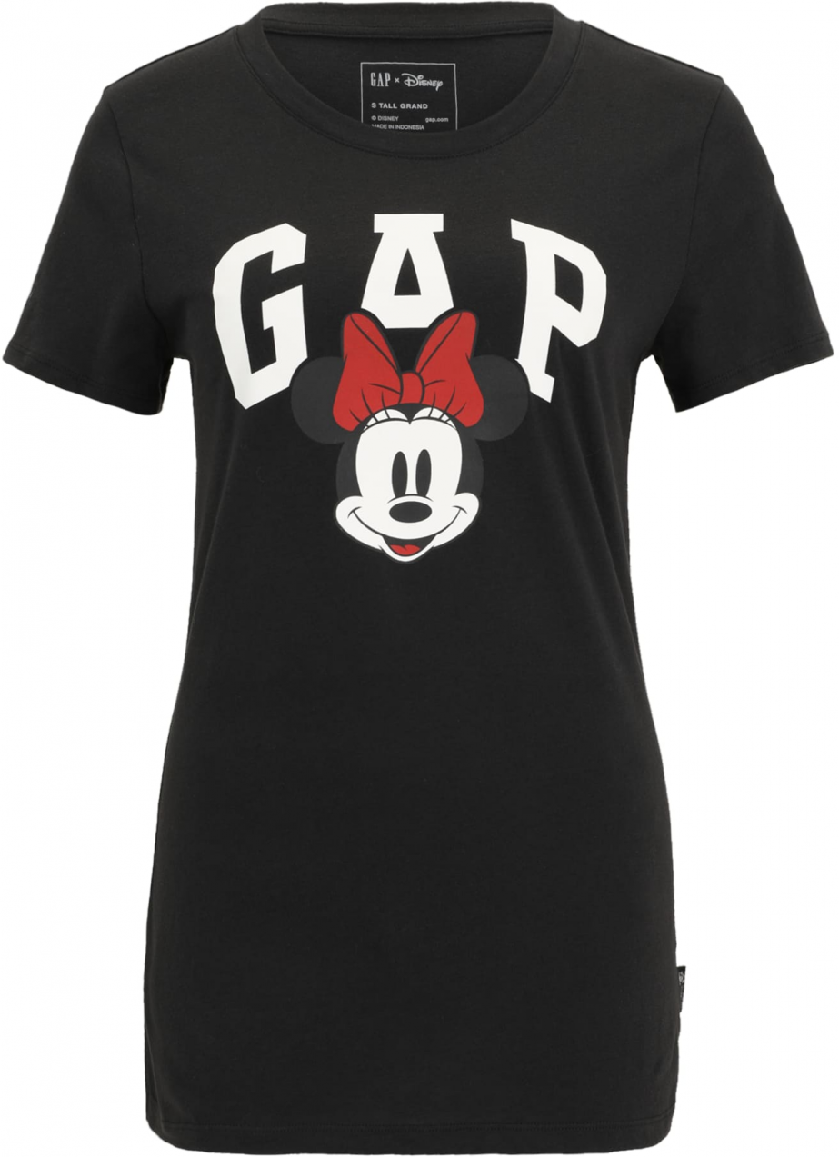 Gap Tall Tričko  červená / čierna / biela