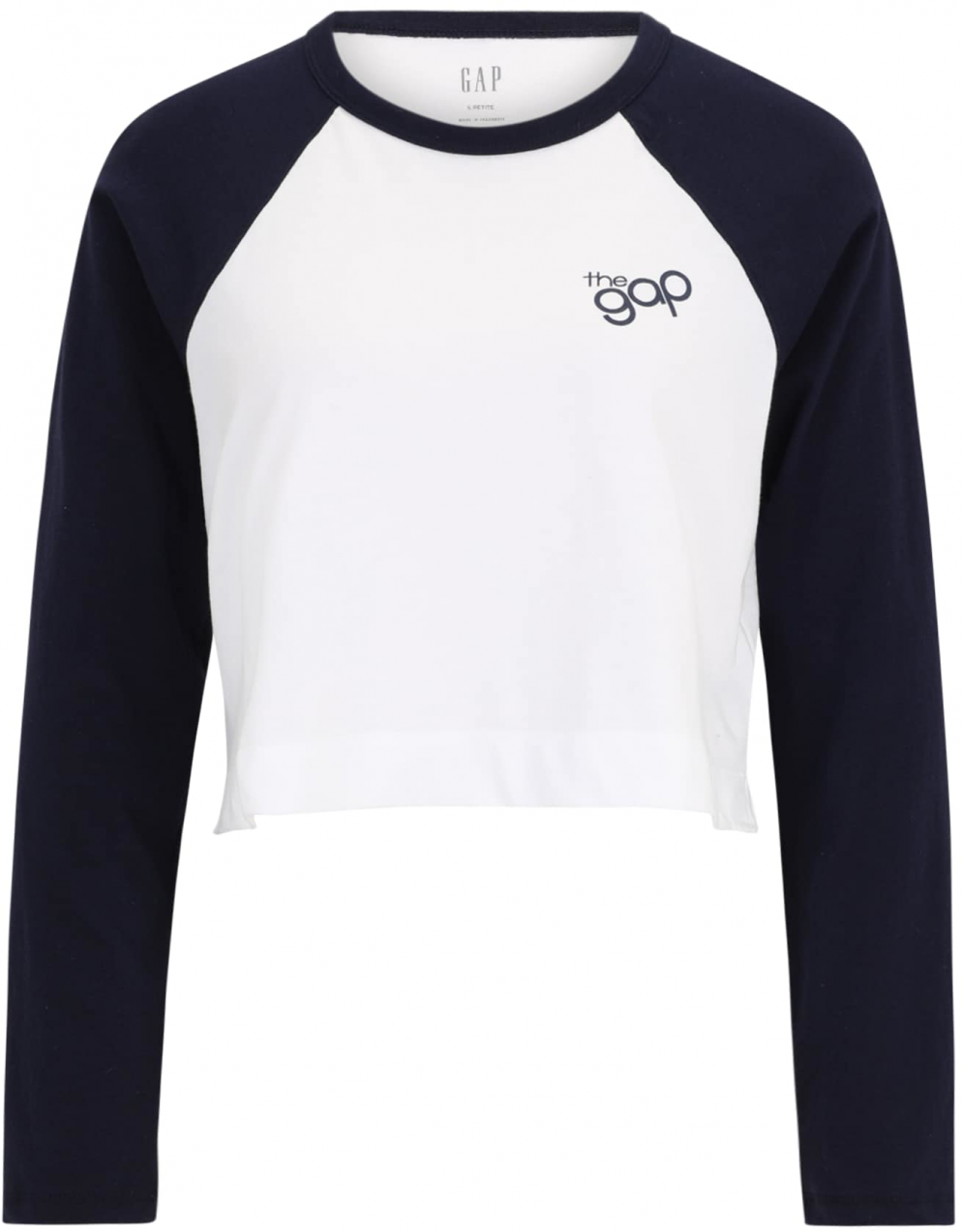 Gap Petite Tričko  námornícka modrá / biela
