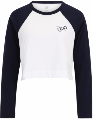 Gap Petite Tričko  námornícka modrá / biela