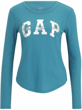 Gap Petite Tričko  tyrkysová / strieborná