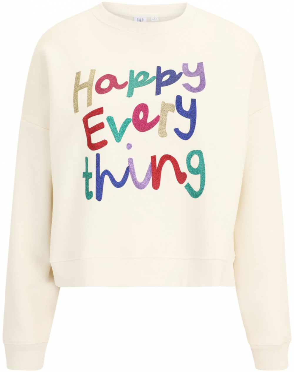 Gap Petite Mikina  zlatá / nefritová / ružová / šedobiela