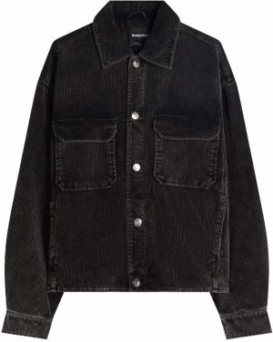 Bershka Prechodná bunda  čierna