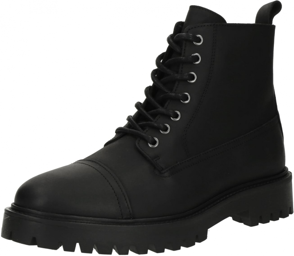 ABOUT YOU Šnurovacie čižmy 'Miran'  čierna