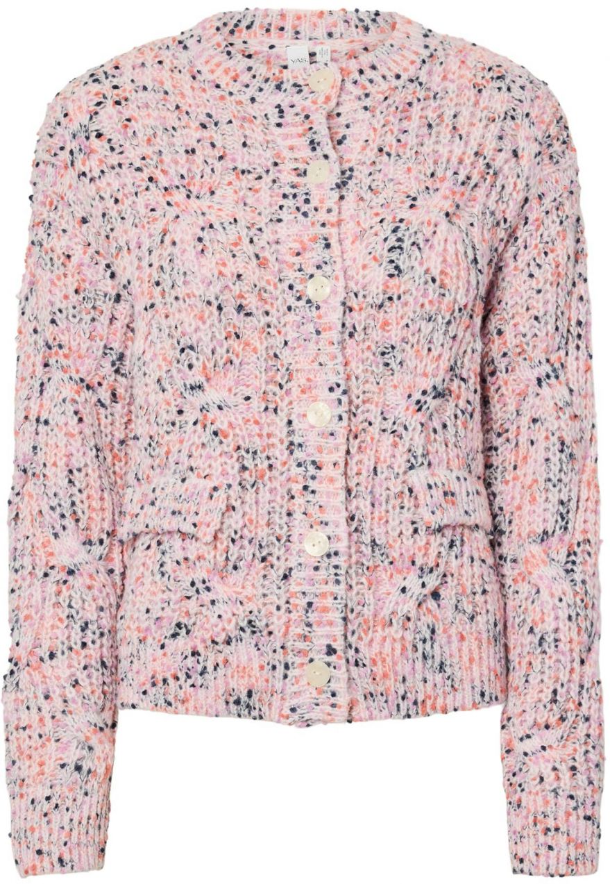 YAS Kardigán 'YASCONFETTI'  s ružovými fľakmi