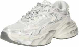 BUFFALO Nízke tenisky 'GIANNA'  strieborná / šedobiela