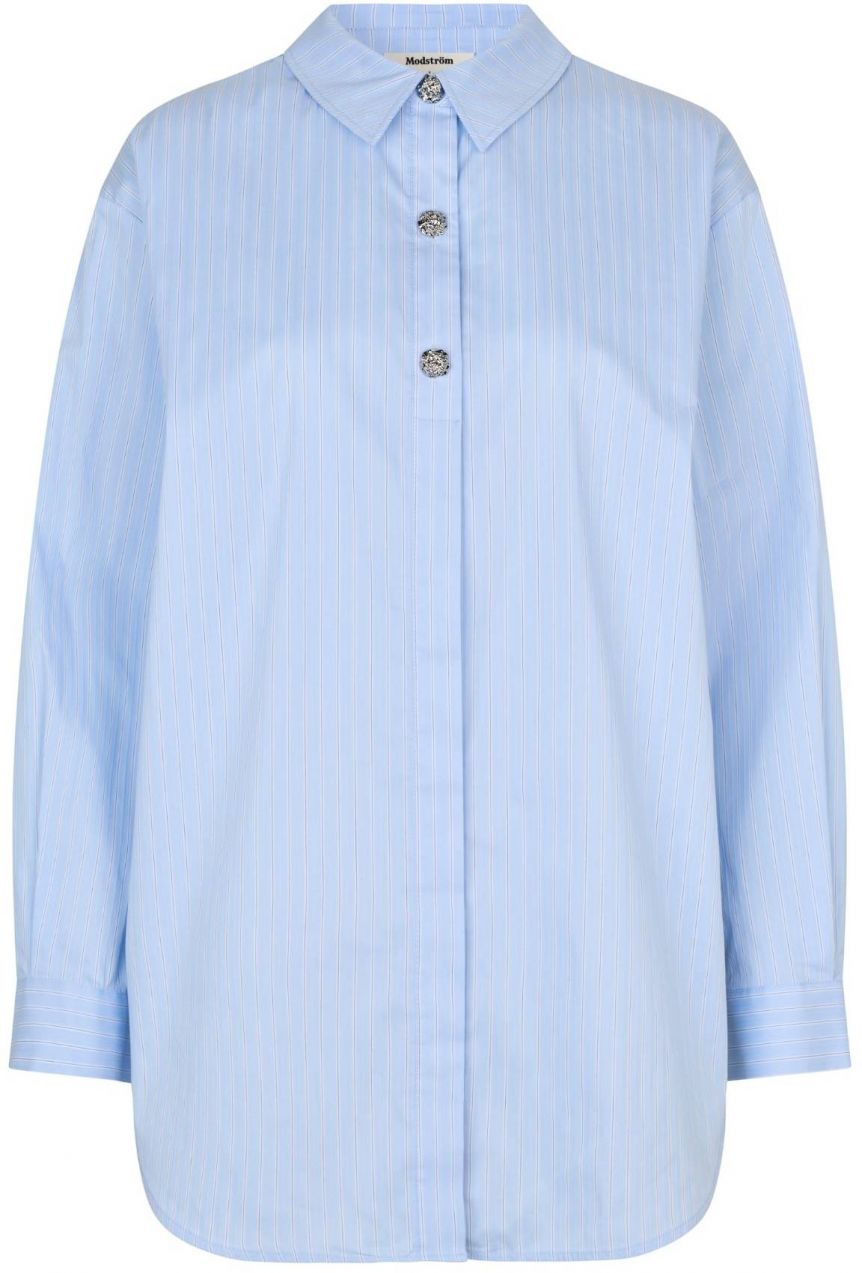 modström Blúzka 'Rowan'  svetlomodrá / sivá / svetlosivá