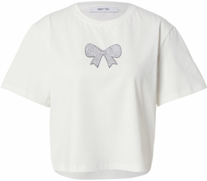 ABOUT YOU Tričko 'Elfi'  strieborná / biela