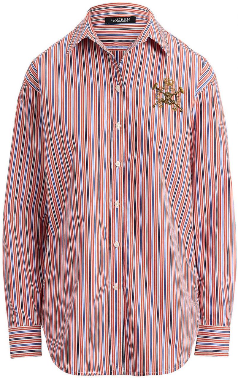 Lauren Ralph Lauren Blúzka  modrá / tmavomodrá / homárová / biela