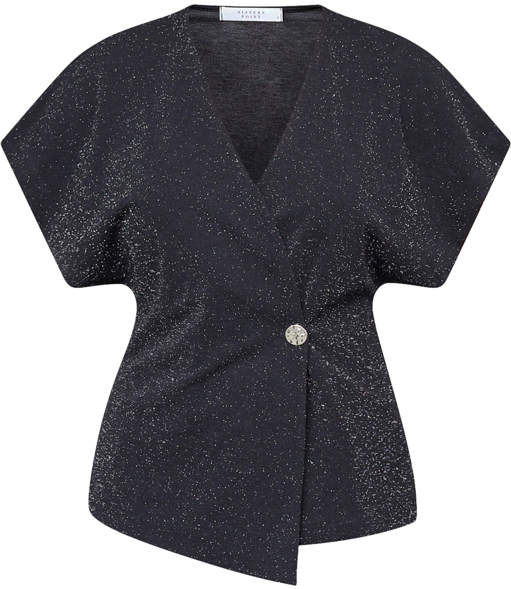 SISTERS POINT Blúzka 'GEVELA-VE3'  čierna