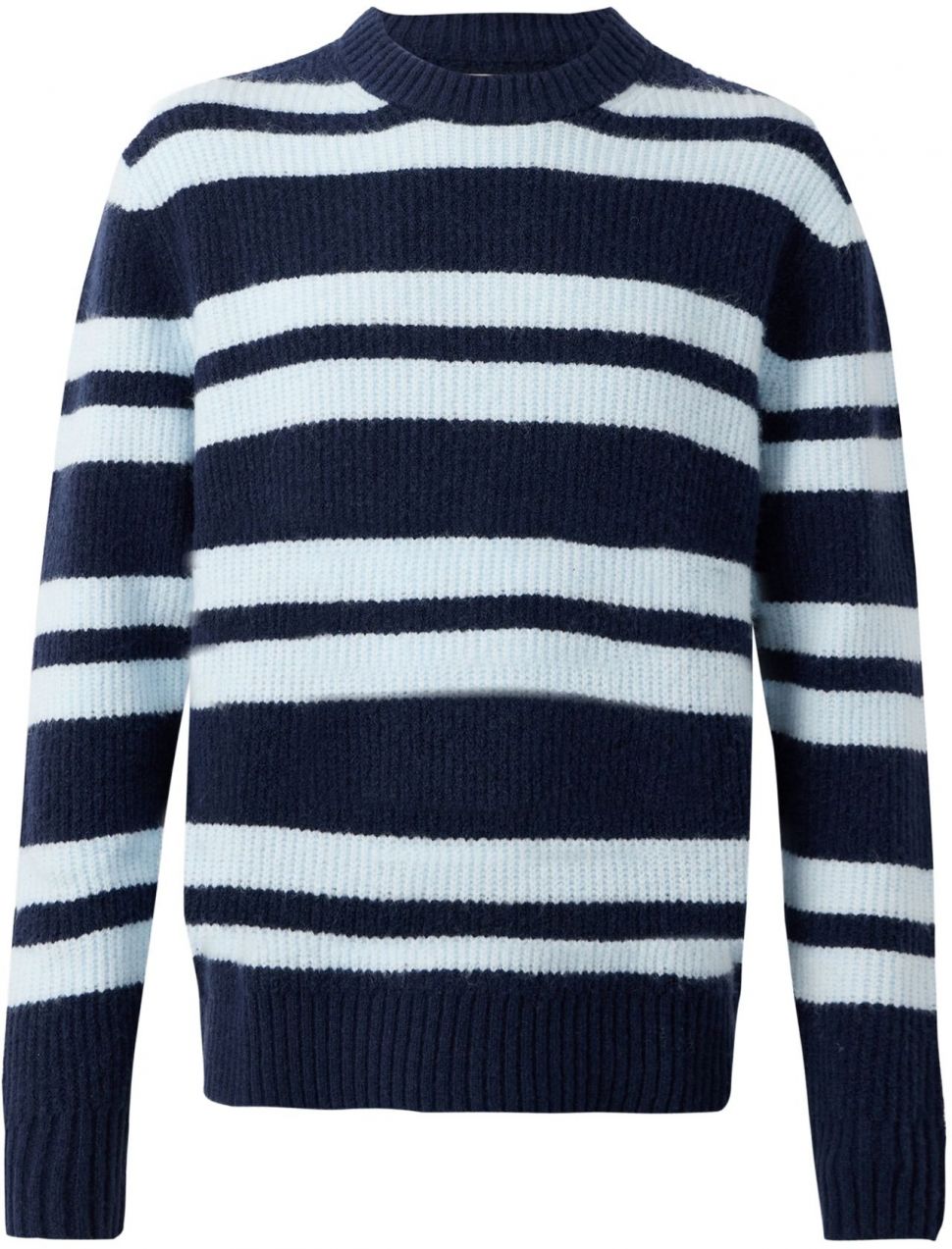 JACK & JONES Sveter 'JORYORK OLLIE'  modrá / biela