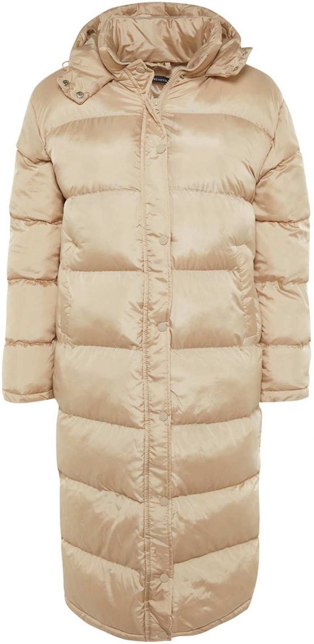 Trendyol Zimný kabát  béžová