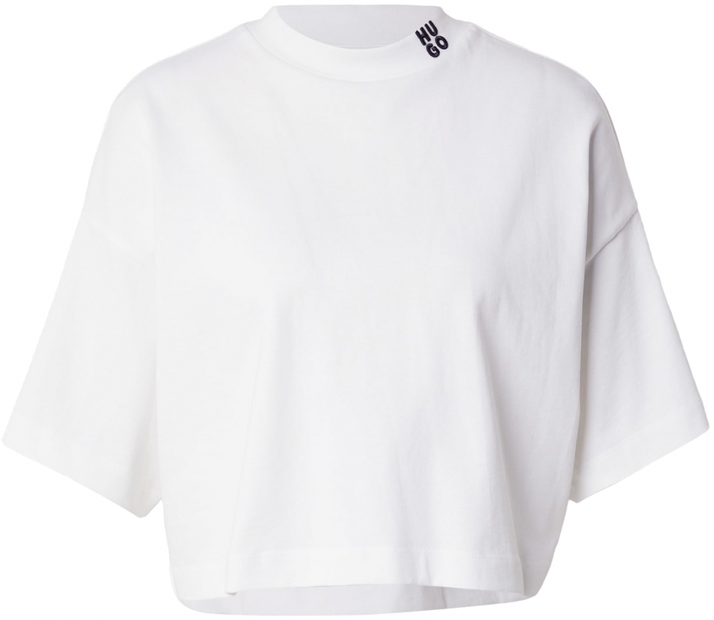 HUGO Tričko 'Damelody'  biela