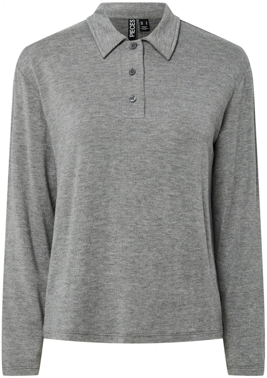 PIECES Tričko 'PCRitt'  sivá melírovaná
