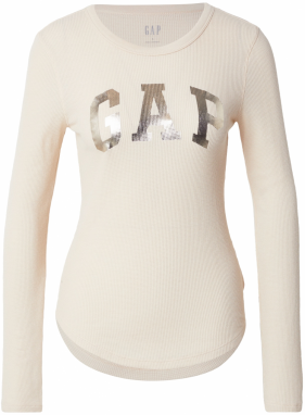 GAP Tričko  krémová / strieborná