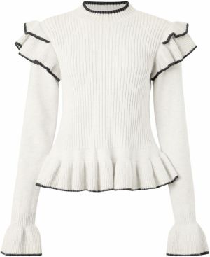 OBJECT Sveter 'OBJAKI'  čierna / biela