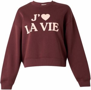 ONLY Mikina 'ONLBEST'  čokoládová / rosé