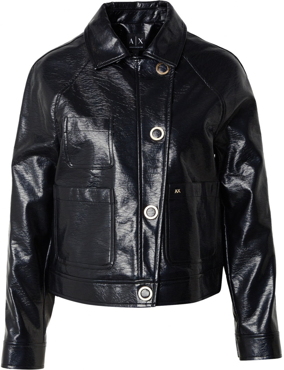 ARMANI EXCHANGE Prechodná bunda  čierna