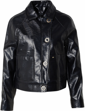 ARMANI EXCHANGE Prechodná bunda  čierna