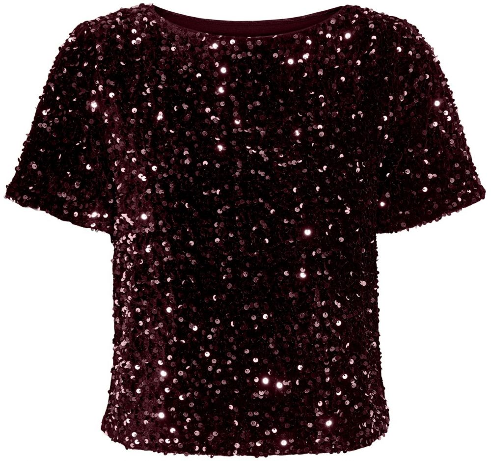 ONLY Blúzka 'ONLAnika'  vínovo červená