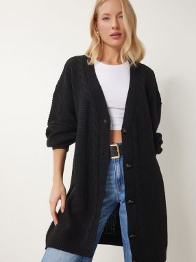 Happiness İstanbul Kardigán  čierna