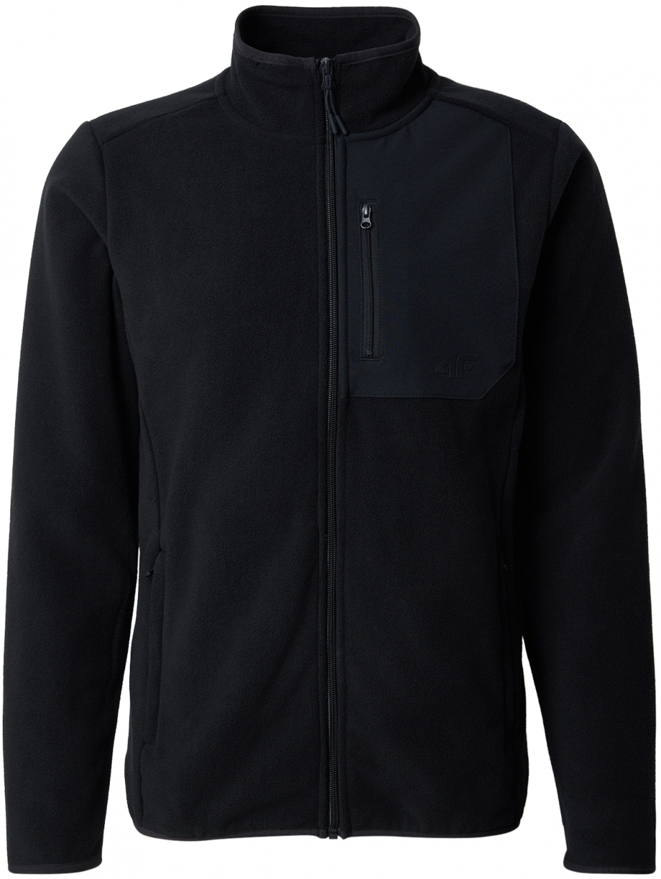 4F Funkčná flisová bunda 'FLEECE'  čierna